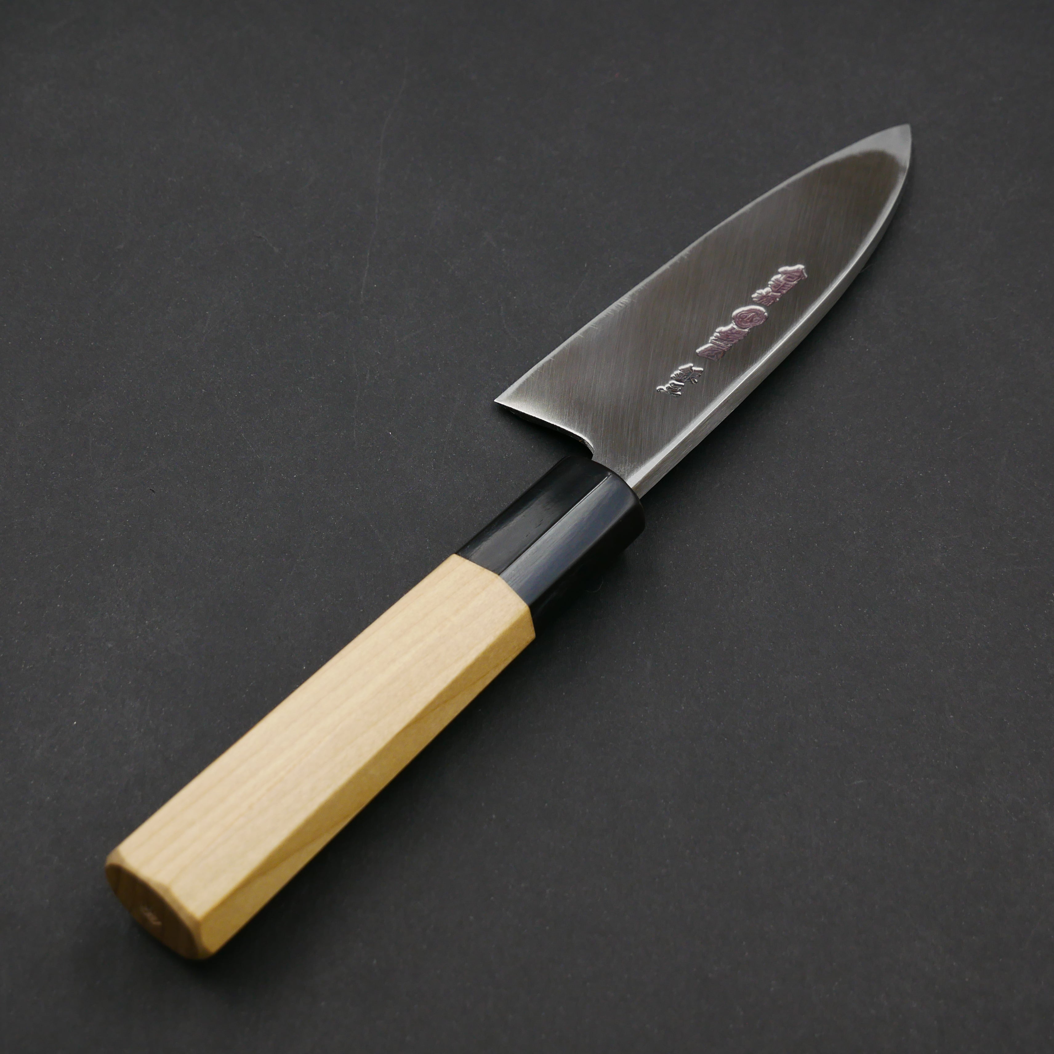 銀三鋼 小出刃 朴八角柄 – つば屋庖丁店