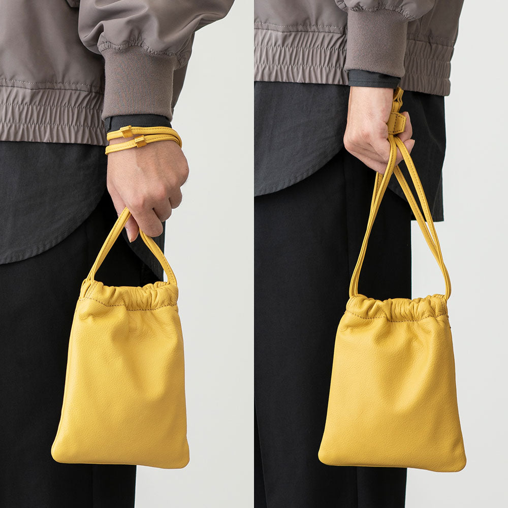 ラッフル ドローストリングポーチ – ショルダーバッグ – 土屋鞄製造所