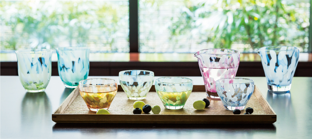 ふくらぐらす［4月］ | シリーズ | ハンドメイドガラスの伝統工芸品