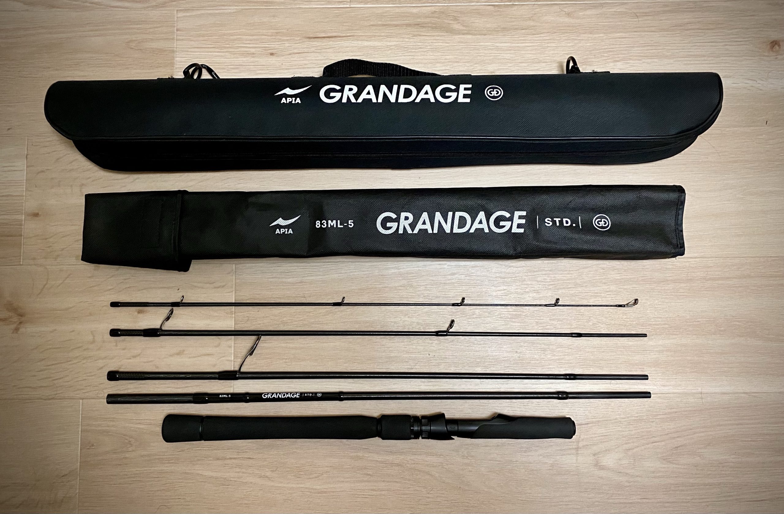 王道シーバスパックロッド】 APIA グランデージ83ML-5 購入直後