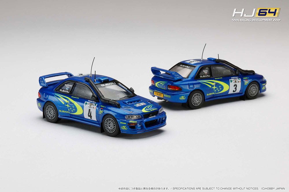 1/64 SUBARU IMPREZA WRC 2000 #4 (SAFARI)【HJR646041F:4981932074559