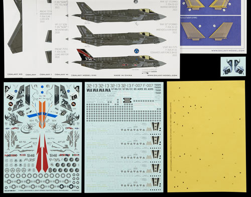 1/48 F-35A用デカール&マスキングシートセット【GM-04:4560137774435