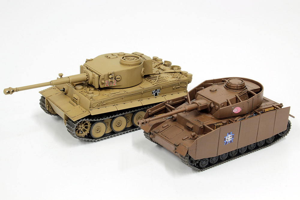 ガールズ&パンツァー 1/56 おてごろ模型戦車道 IV号戦車H型(D型改