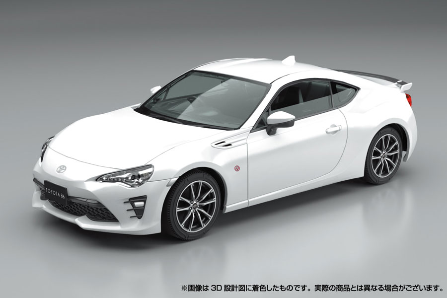 楽プラ スナップキット No.8-CW トヨタ 86(クリスタルホワイトパール