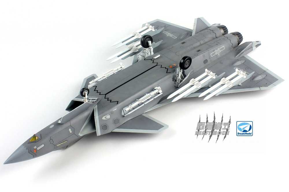 DMO720010BM ドリームモデル 1/72 J-20 「威龍」 中国空軍 ステルス