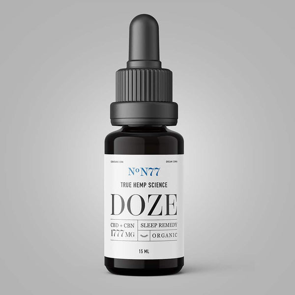 DOZE No N77 Organic CBD + CBN Oil - True Hemp Science