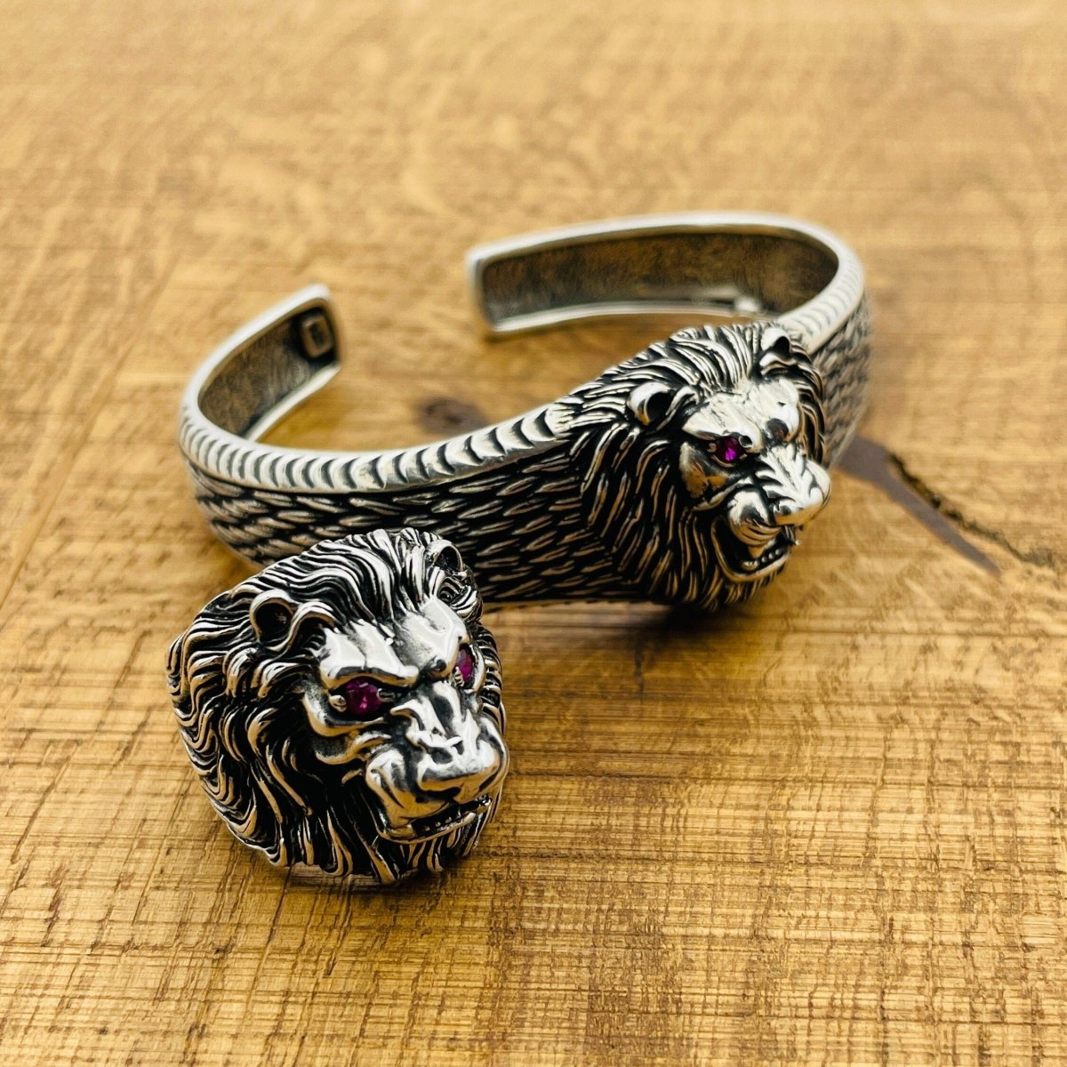 メンズ調整可能なカフシルバーブレスレット - TryAladdin