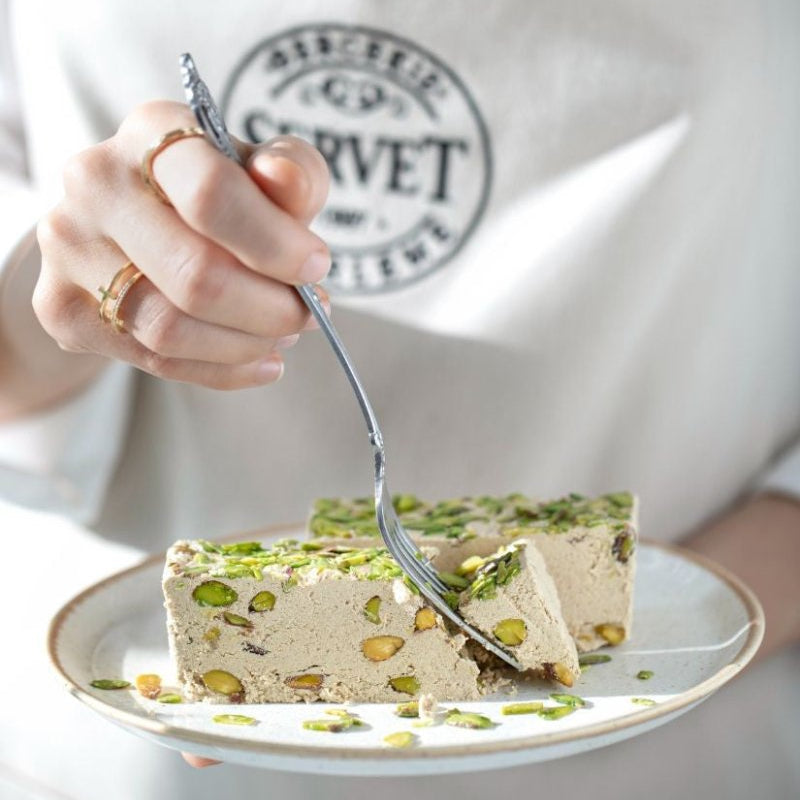 Servet | Fresh Tahini Halva with Pistachio - Sugar Free - TryAladdin