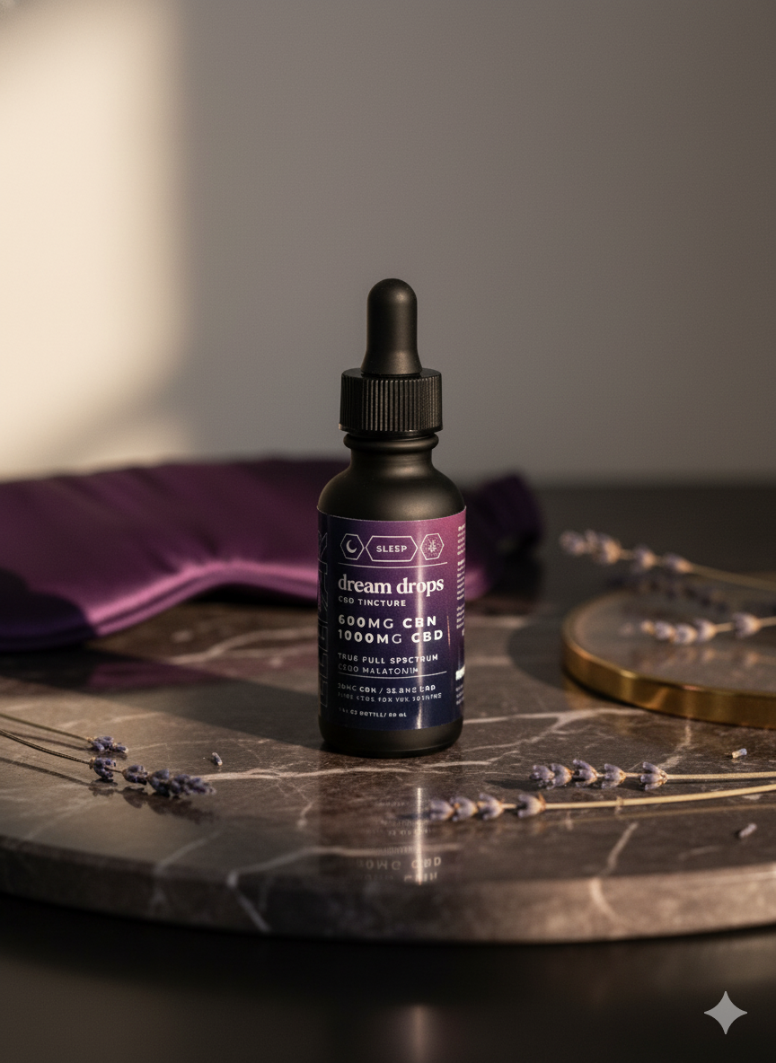 Fenix CBD, Elevar Wellness True Full Spectrum CBN Dream Drops in