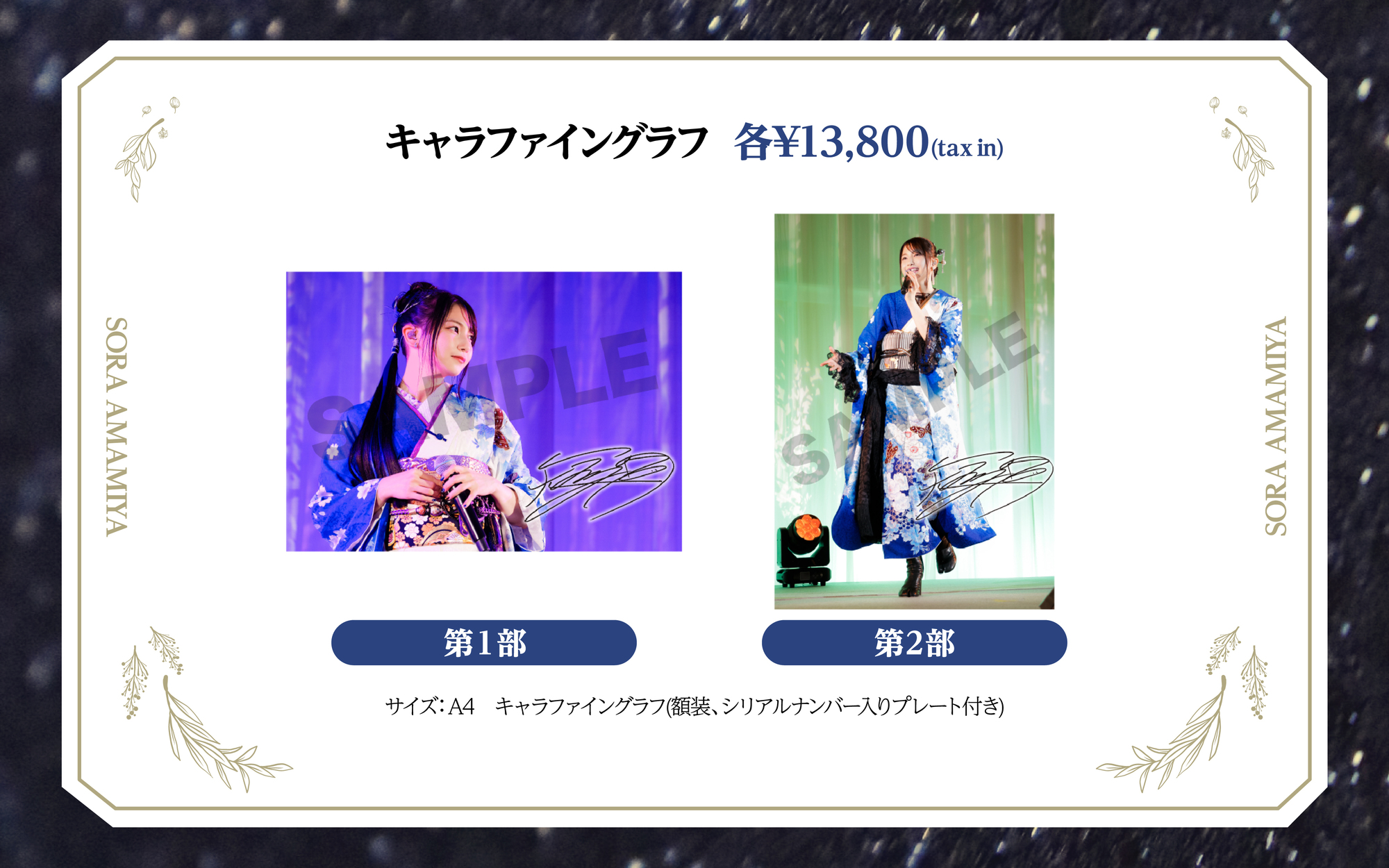 LAWSON presents 雨宮天 ディナーショー2023 キャラファイングラフ