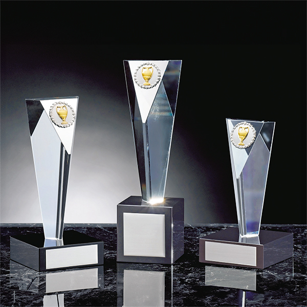 キュービックメダルキーホルダー 【金】MY-8327G 直径55mm《13×27