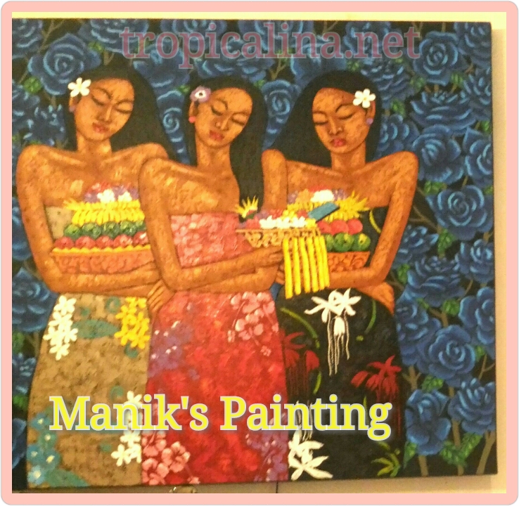 バリ 女一人旅 6 バリ絵画 Manik 氏の絵をウブドで探してみた