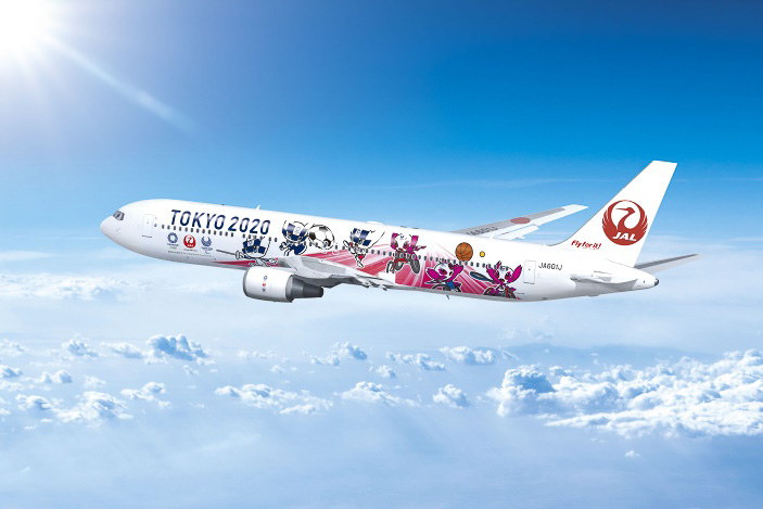 JAL、東京オリンピック・パラリンピック特別塗装機「みんなのJAL2020