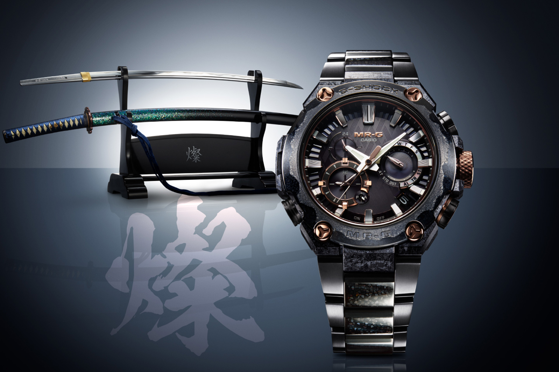 G-SHOCK、刀匠が鍛えたオリジナル日本刀をモチーフにした110万円の