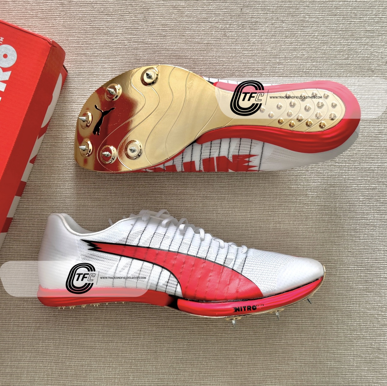 Puma evoSPEED Forte NITRO Elite Fire | Trackandfieldclothes