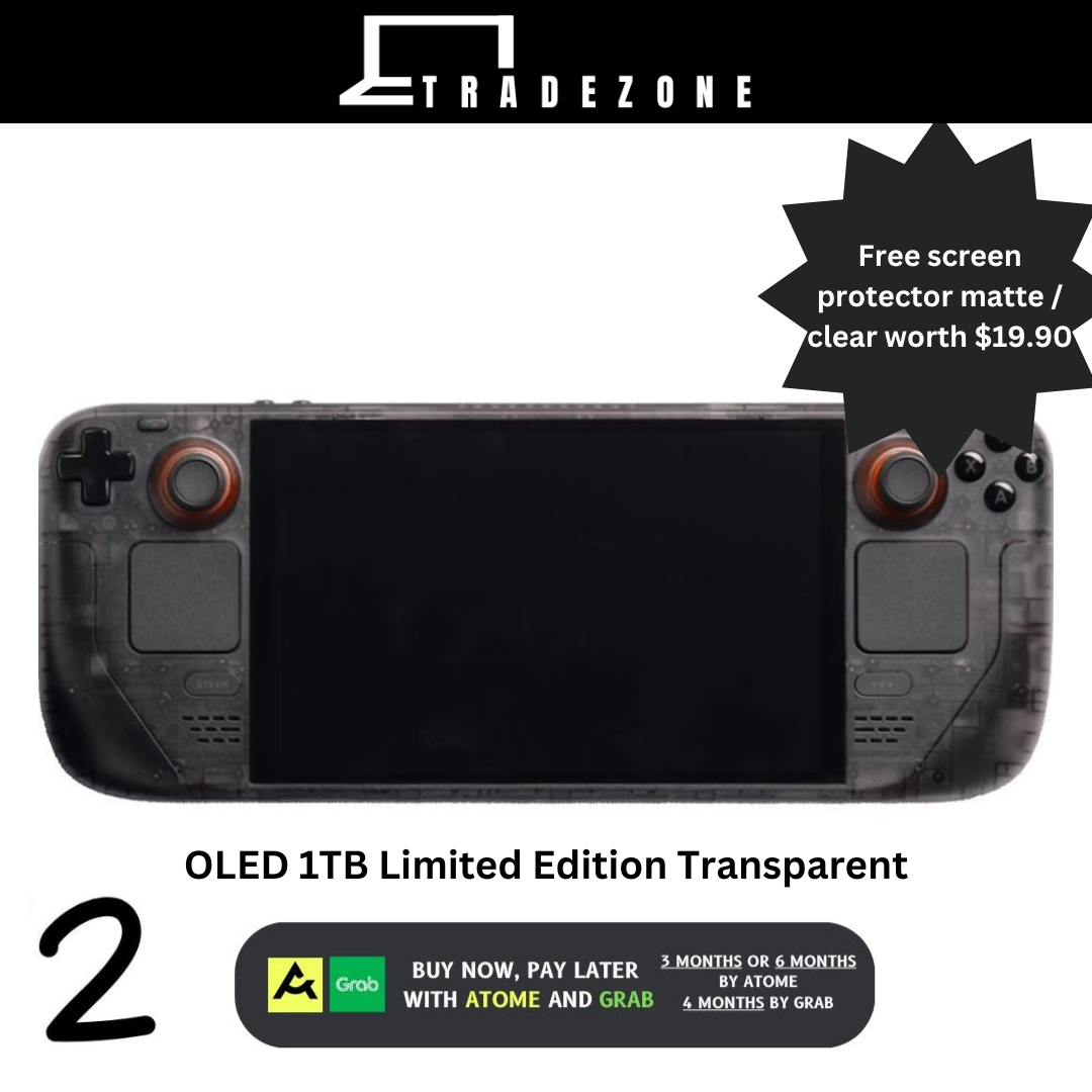 Steam Deck OLED / Limited Edition Transparent / LCD 512GB/1TB/2TB