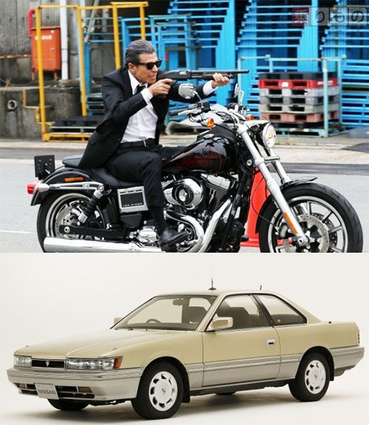 金のレパード登場 『あぶない刑事』実車を展示 京急百貨店 | 乗りもの