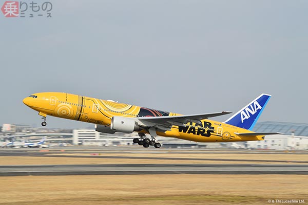 ANA「C-3PO ANA ジェット」2週間限定の「ダイヤ公開」 羽田～福岡