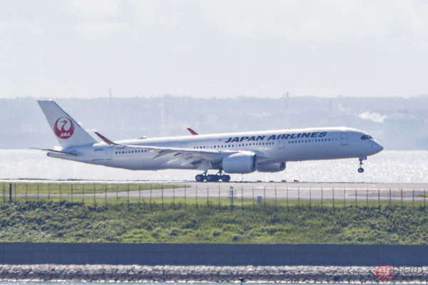 増えてます超快適なJAL最新鋭機 10機目のA350-900「JA10XJ」羽田到着