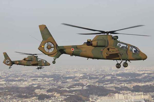 エンジンも日本製 純国産機OH-1「ニンジャ」初飛行-1996.8.6 攻撃ヘリ