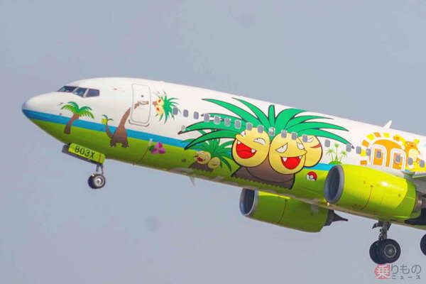 派手さLv100！ ソラシドエア初の全面特別塗装機、ついに出現 全面