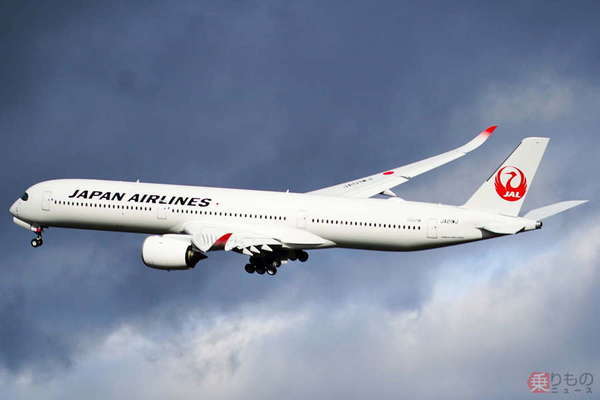 JAL 20年ぶり導入の国際線主力機が「特別塗装」に！ 来月就航の「A350