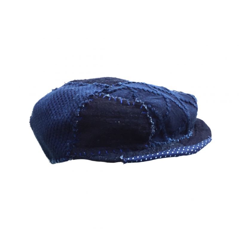 Porter Classic (PC KENDO×PC SASHIKO FLAT CAP) Color：Blue - TRAMPS