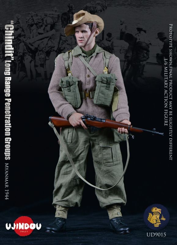 UJINDOU UD9015 1/6 WWII 英印軍特殊部隊 チンディット 長距離浸透