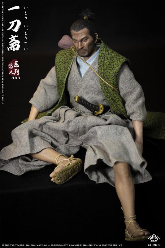 ZGJKTOYS 1/6 伊藤一刀斎 浪人 JK-005 to Ittosai アクション