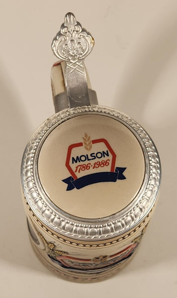 Ceramarte Brazil Molson 1786-1986 200 Years of Excellence Beer