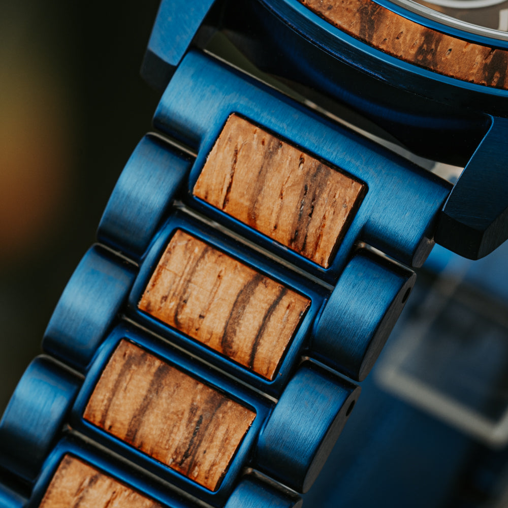 Wooden Watches for Men – Quest Tiger Eye Zebrawood | Treehut