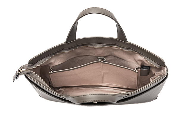 薄マチブリーフA4 オープンポケット｜AL122｜革・レザーバッグのTRION