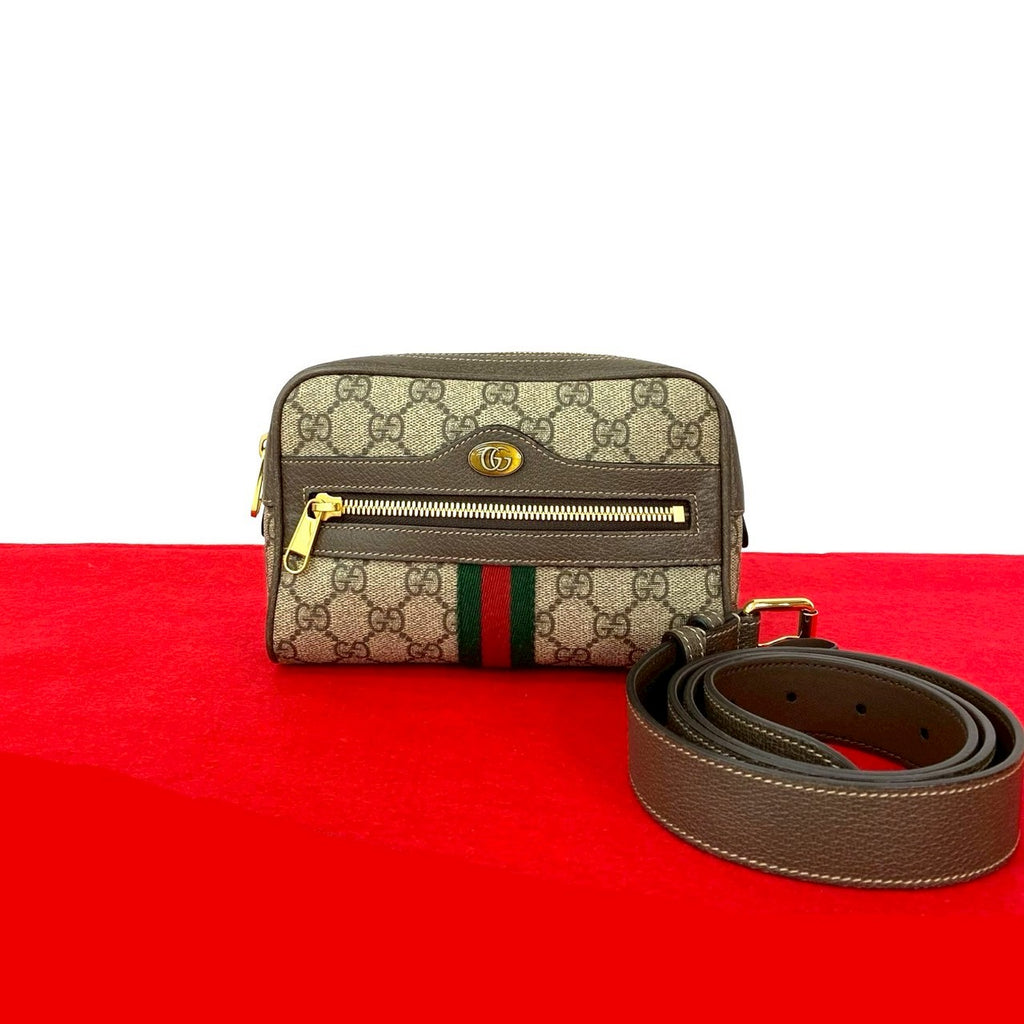 GUCCI グッチ GGスプリーム オフィディア ウエストポーチ ボディバッグ