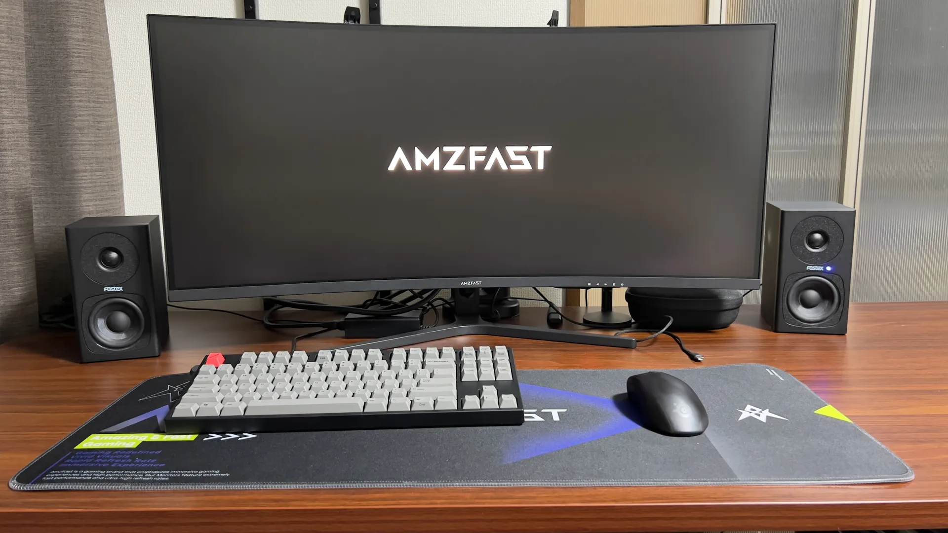 AMZFAST 曲面ウルトラモニター AMZG34C5Q Pro レビュー｜良い意味で