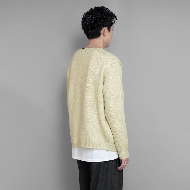 AURALEE / Silk Wool Camel Mix Knit Cardigan | twelve