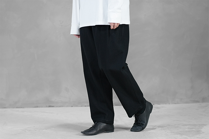 WIRROW -Cotton Twill Tuck Pants- | twelve blog
