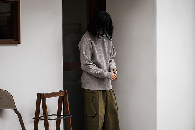 AURALEE -Super Fine Wool Rib Knit Big P/O- | twelve blog