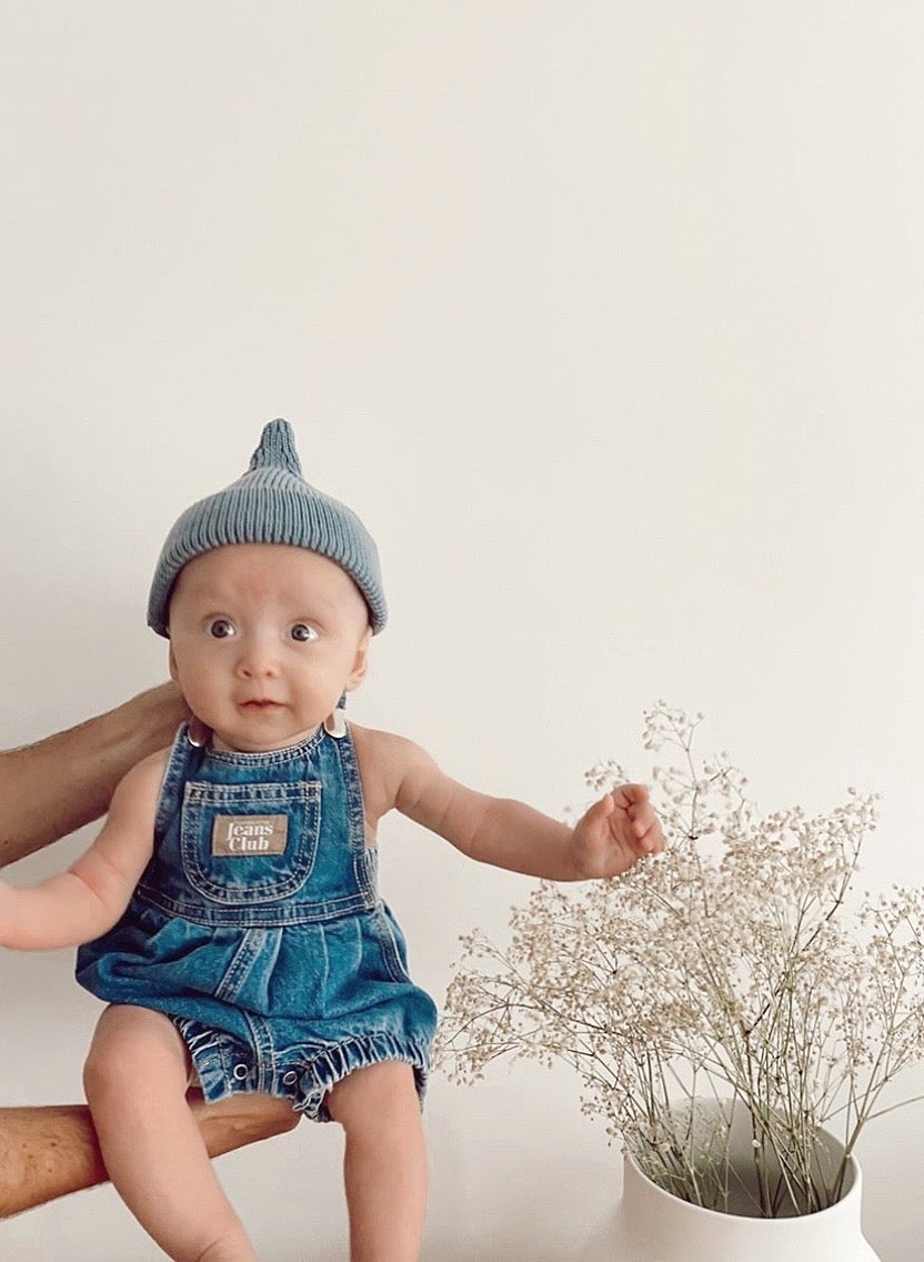 Bowie Bubble Romper - Ziggy Blue-final sale no returns – Twin