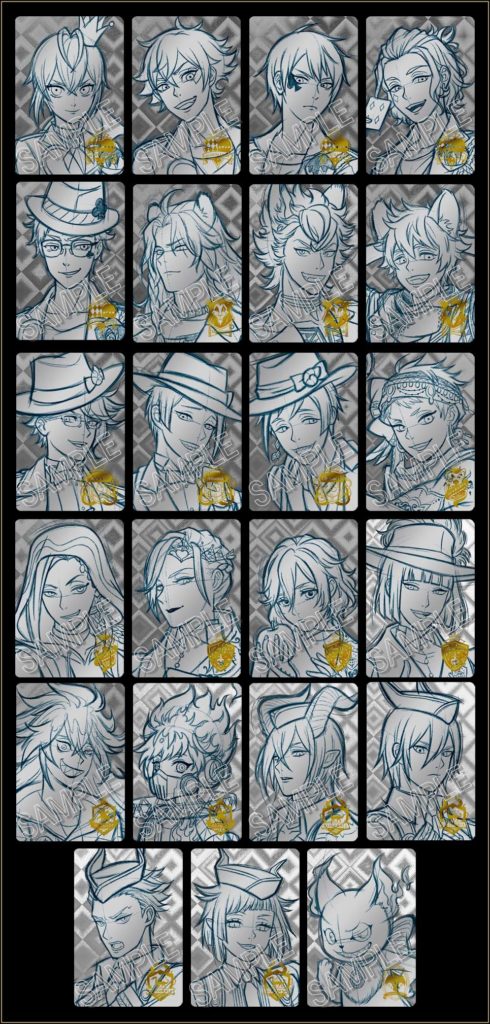 グリッターカードコレクション スケッチ ver. | ツイステグッズ情報