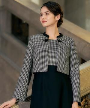 MARY QUANT】ジャケット（千鳥・帯電防止・ストレッチ） M43331 | 事務