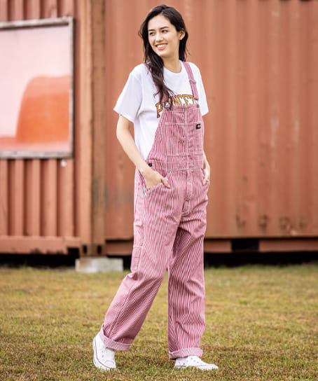 Dickies】ディッキーズ・全3色・ストレッチヒッコリー オーバーオール