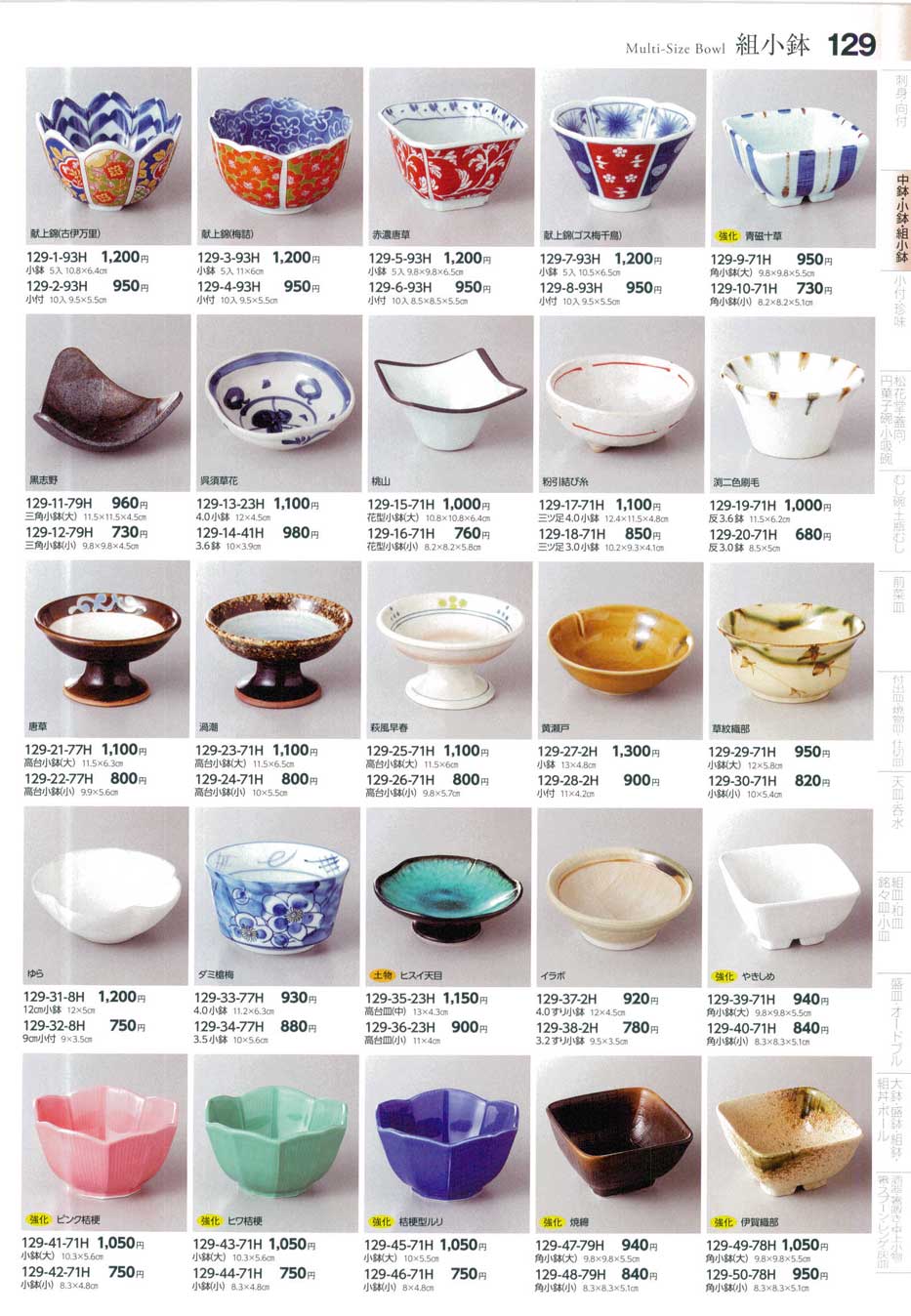 献上錦（古伊万里）小鉢（商品番号129-1-93H）