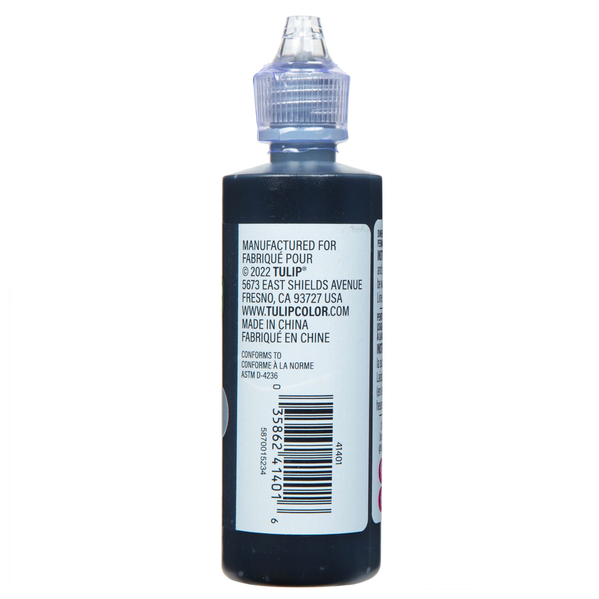 Tulip Puff Paint Shiny Black 4 fl. oz. – Tulip Color Crafts