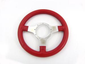 タートルトレーディング / モトリタレザーステアリング レッド 12