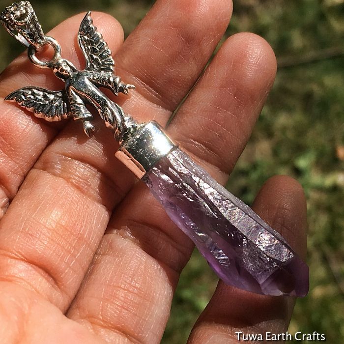 浄化・癒し】1点物 ウルグアイ産アメシスト/アメジスト原石ポイント