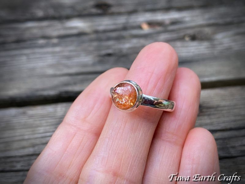 自信向上・行動力アップ】1点物キラキラ虹色シラー♪ 高品質レインボー