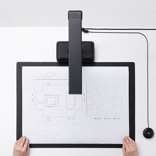 スタンドスキャナー A2 A3対応 書画カメラ機能 自炊 OCR対応 2000万