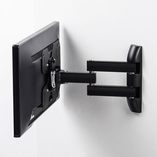 モニターアーム(42インチまで・壁掛け・水平・VESA対応・アーム長346mm