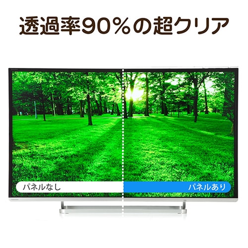 液晶テレビ保護パネル 32インチ対応 アクリル製 グレア 200-CRT012/YK