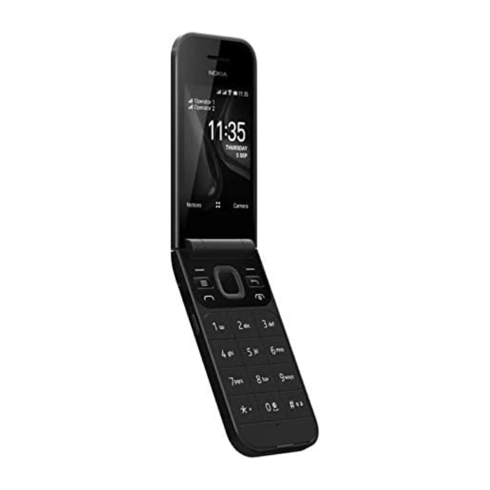 NOKIA 2720 FLIP 4GB 512MB RAM Dual SIM 4G Black | Technology Valley